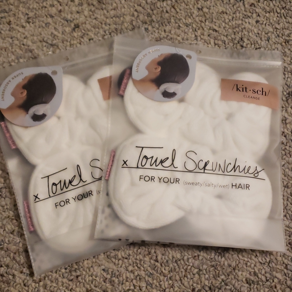 Kitsch towel scrunchies